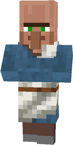 Deep Dark Librarian Villager Nova Skin