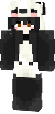 panda girl black hair