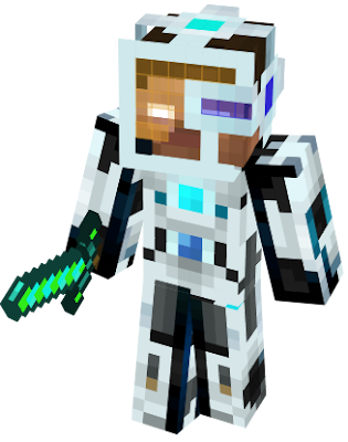 Herobrine, but in a tech suit!