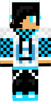 This is my skin also i play hypixle and hive and mcfun so check me out today ima be playing on hive hide and seek then build battle