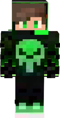 Зеленый череп(original), Nova Skin