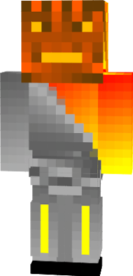 Humanoide mitad robot mitad lava