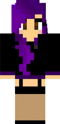 purple girl with stockings