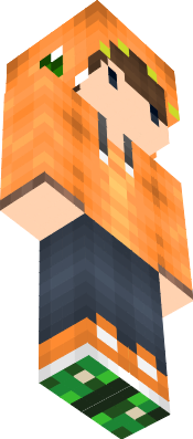 a form of sharmander in a minecraft avatar