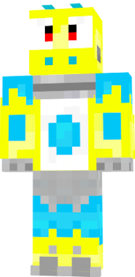 I forgot to add the blue under the feet on the first Helios Minecraft skin so heres the fixed one!