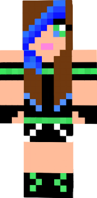 this is me (clampettie) and my bff luketheinventer merged together (i wuv blue he wuvs green)