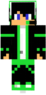 Green gamer Boy