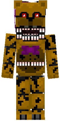 Nightmare Golden Freddy possessed by Nightmare Q afton