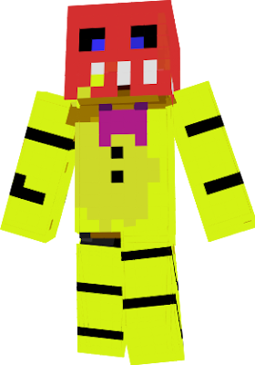 BASED ON THE FIRST BOOK OF FAZBEAR FRIGHT THE MOUNSTRO IS OUTSIDE SRING BONNIE USE THIS SKIN FOR A ROLEPLAY OR ECT
