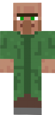 This is probably the first Green Robed villager skin.