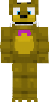 Stage 01 Fredbear / Golden Freddy Minecraft Skin