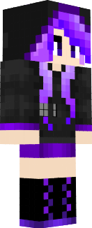 loves dark colors and endermen.favorite colour purple is actually an owl.