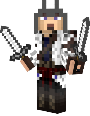 Battle Assassin was a Enemy in Kirberation Online Pirate Skyway: Minecraft Story Mode Edition, he holds two Iron Daggers for battle. When he was defeated. He lay down backwards and drop 2 Iron Daggers.