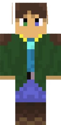 1st Woodelf mage skin in minecraft