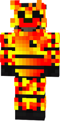 Designed by Blood bonnie gaming, Lava rat skin made for Lava playz!
