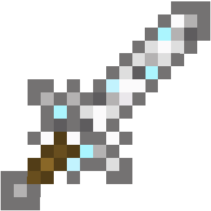 A espada de minerais Lendaria