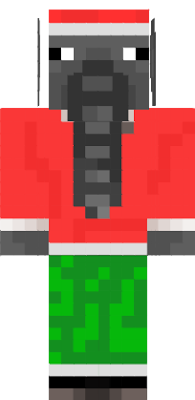 My minecraft elephant Christmas skin!