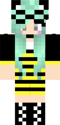 I remodeled a old skin and it looks like a bee