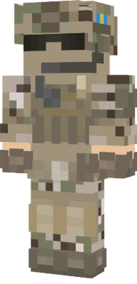 SOG is swedens special force, unlike other special forces the swedish ceep all of their gear,tactics, weapons and operations a secret. This to suprise the enemy and so that the enemy can't predict the special force. And now you can play as the SOG in minecraft! If you don't like the multicam of the skin you can just change it, or maybe you can remove the swedish flags on it so maybe you can be another speacail force like the american Navy Seals. But please don't just copy this skin and just repo