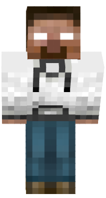 If he didn't die he would had beard but he is dead allready but i am making the beard Herobrine origin if he didn't die he in the Herobrine origin part IV he would be alive when he is a adult he would look like this but he couldn't be a adult he is dead already