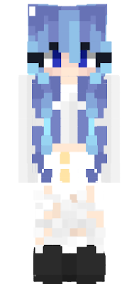 saturday 1/7/23 Cure white blue hair anime girl <3 may time11:36pm