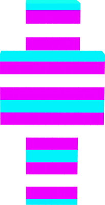 My first attempt at a Trans flag skin