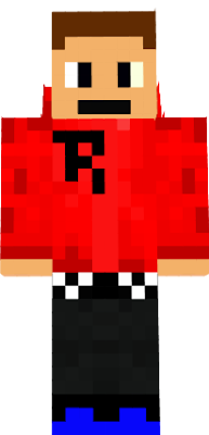 custom red hoodied man