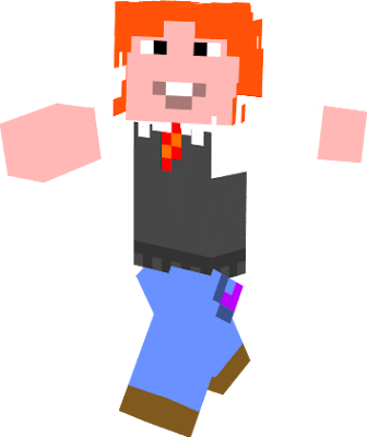 This skin is meant to mimic my slightly altered version of Fred Weasley from my personal fiction 