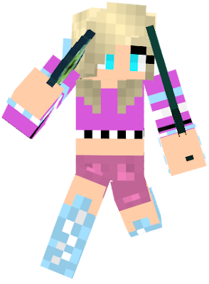 Guys,guys,guys and also girls this is KarinaOMG or like you know her YT chanel Gamer Girl.This is skin of her (For her)And you can have it to if you are her fan! :D :)
