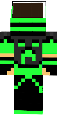 This is a black slime he have creeper