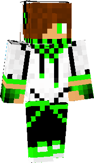 Just a guy with a black and green Punisher skull on the back, i did not make this skin