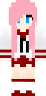 School Anime Girl Pink hair