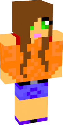 This is the Minecraft skin used by the person who sings the song 