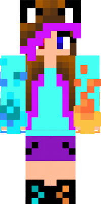 This is Vanessa, she has her own YouTube channel called ChloeTheCat9 and this is her skin, do you like her/my hard work?