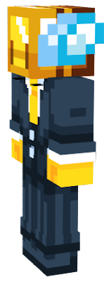 This is a business bee from the hivemc with a golden head