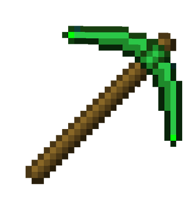 emerald pickaxe minecraft