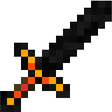 A simple stone sword made out of a rare meteor. Forged in a volcano.