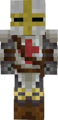 Knight with gold and red trim