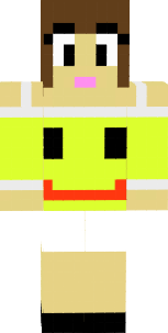 smiley girl!Be happy on Minecraft! This outfit will give you look on any game you play!