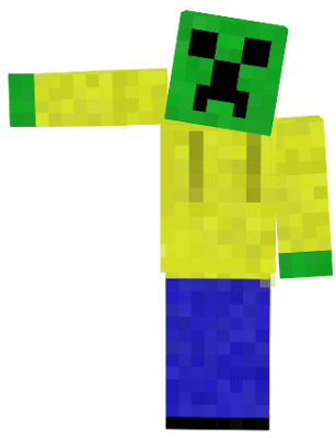 this skin is based off the book series The friendly Creeper
