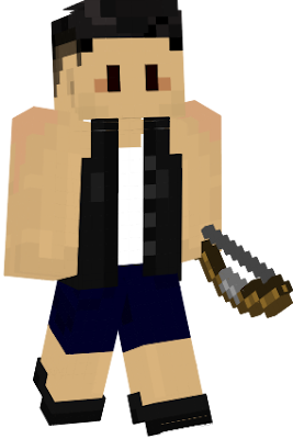 Skin with vest, tank, shorts and shoes