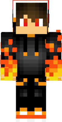 Esta es la skin oficial para minecraft de Dragon Fire
