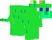 Um Ocelot de Cor verde