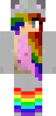 Nyan cat jammies pajamas pop tart girk hair rainbow