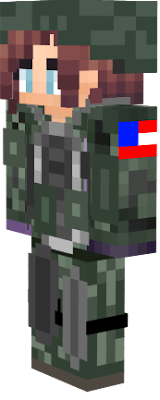 Use a admin skin from hypixel blah blah blah L u c k y k e s s i e skin remove all layers of the skin and replaced it with a military blah blah