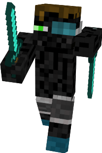 This is my first custom personal skin. Its me in an enderman form.