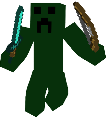 A rather darker than usual creeper, that doesn't explode, he only fights!