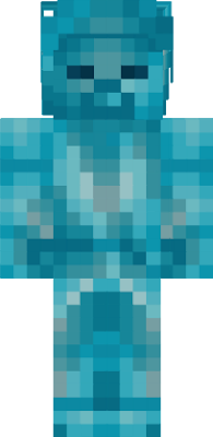 a blue steve from a tomb