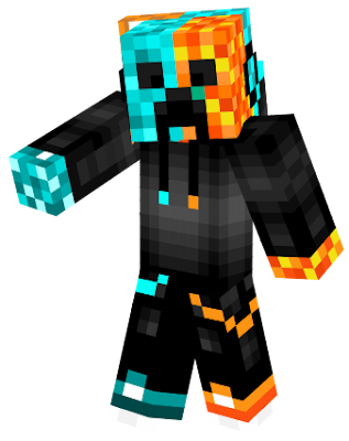 this is just redrawed ice-fire creeper skin WARNING:i didnt made this skin i just removed hand effects