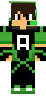 a skin of green gamer